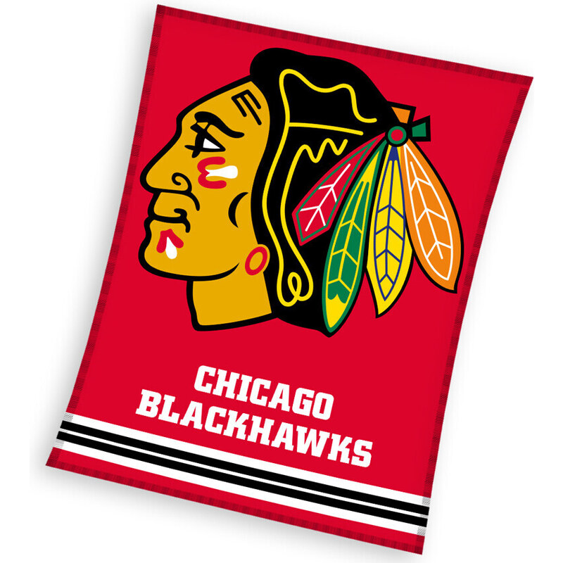 Carbotex Deka NHL Chicago Blackhawks Essential 150x200 cm