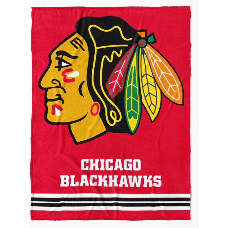 Carbotex Deka NHL Chicago Blackhawks Essential 150x200 cm