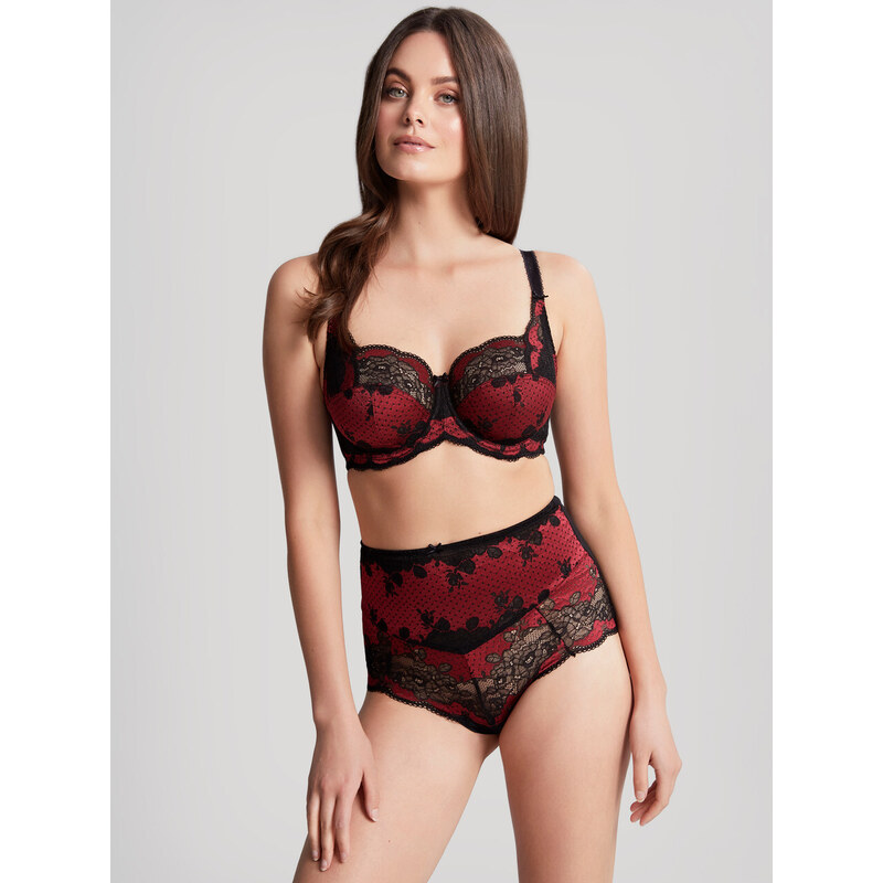 Vyztužená podprsenka Panache Clara Full Cup noir ruby 7255A