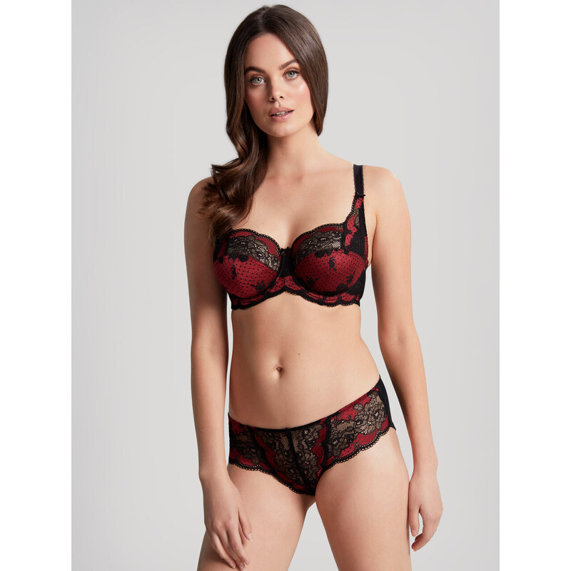 Vyztužená podprsenka Panache Clara Full Cup noir ruby 7255A