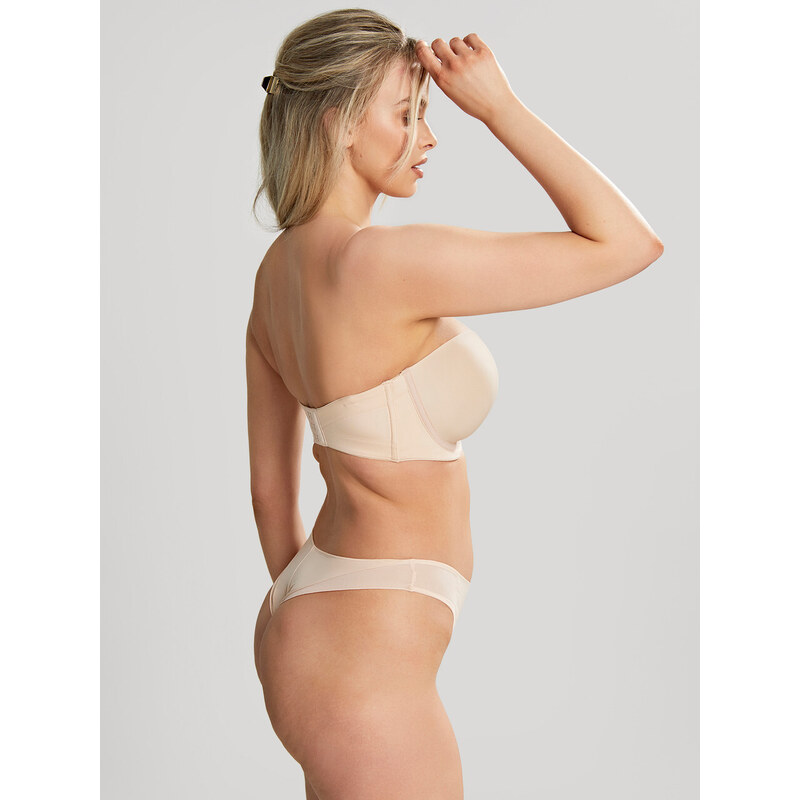 Vyztužená podprsenka Cleo Faith Moulded Strapless latte 10660