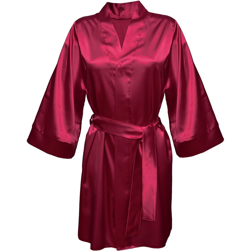 DKaren Housecoat Candy Crimson