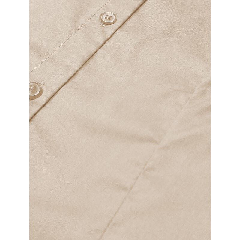 J.STYLE Klasická béžová dámská košile (HH039-34)