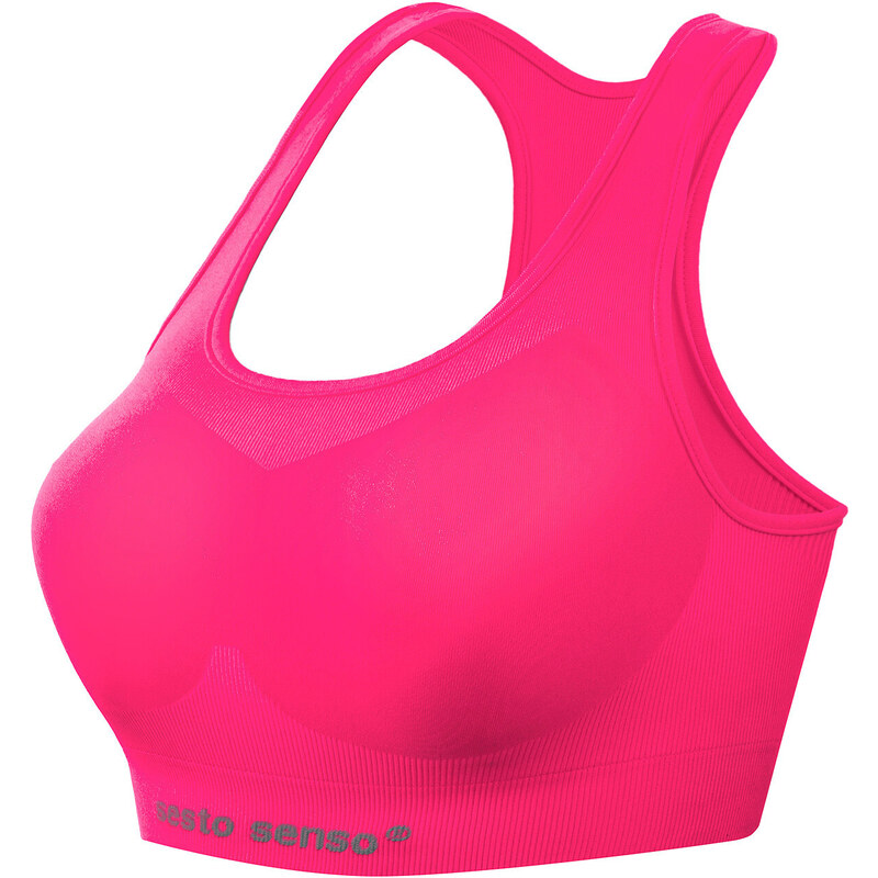 Sesto Senso Woman Bezešvý sportovní top Pink