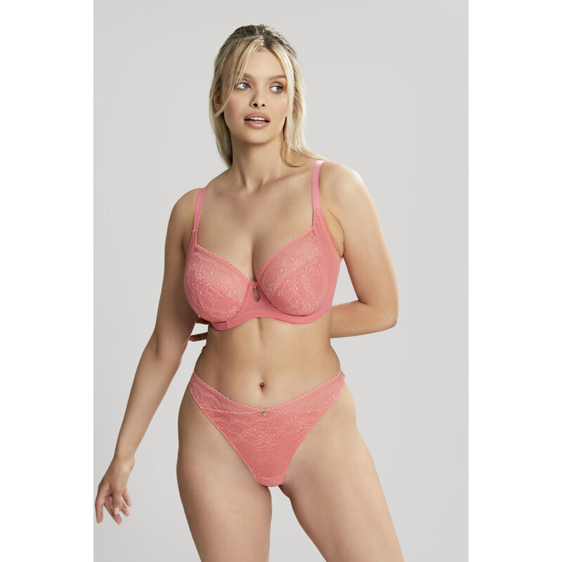 Cleo Alexis Thong sunkiss coral 10479