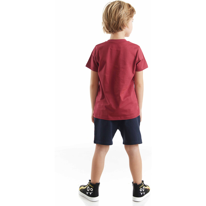 Denokids Boy Super Strength T-shirt Shorts Set