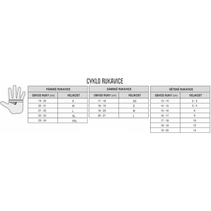 CYKLISTICKÉ RUKAVICE R2 VOUK ATR19D vel. L