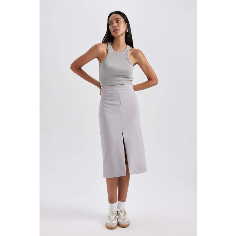 DEFACTO Lined Normal Waist Midi Skirt