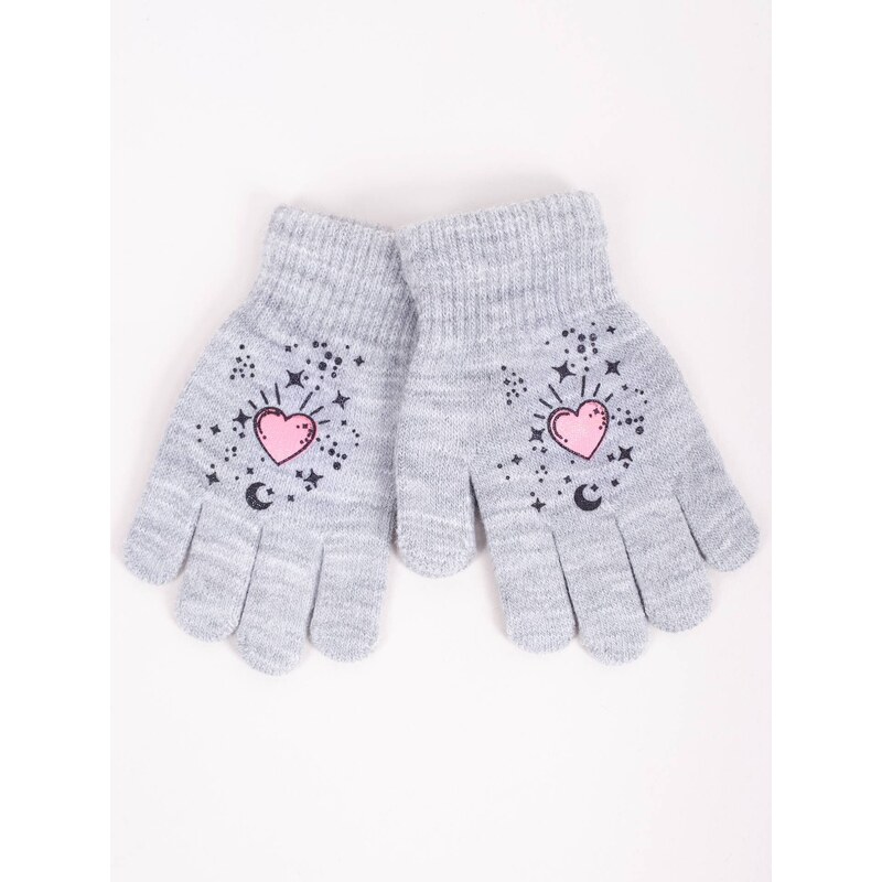 Yoclub Kids's Gloves RED-0012G-AA5A-022