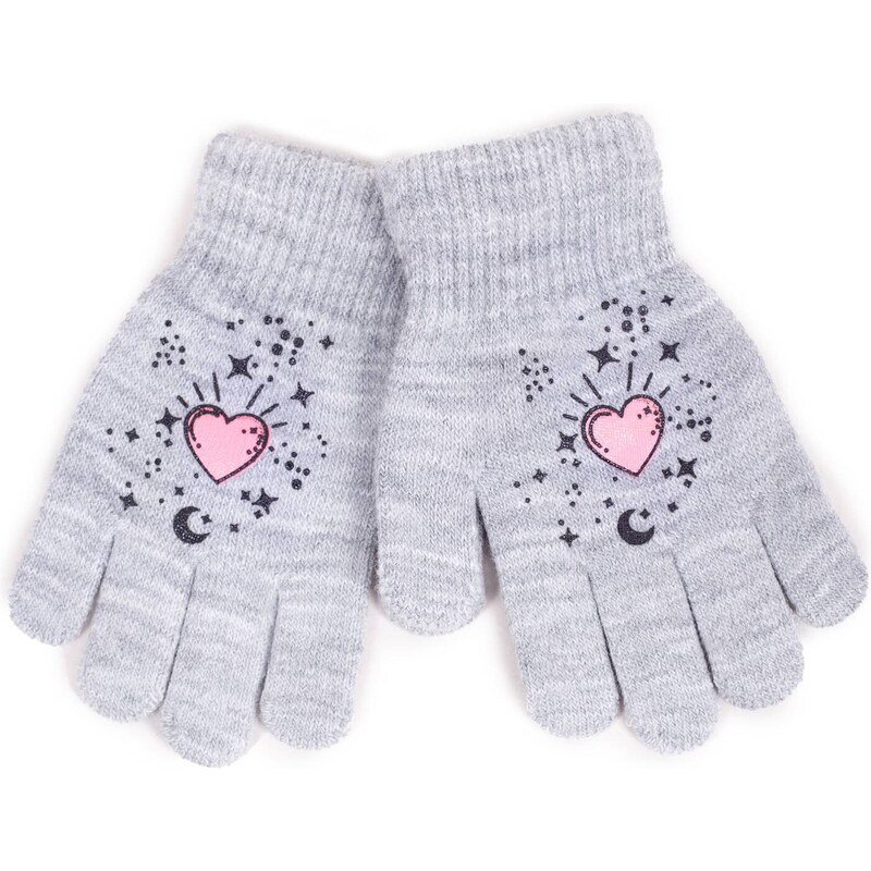 Yoclub Kids's Gloves RED-0012G-AA5A-022