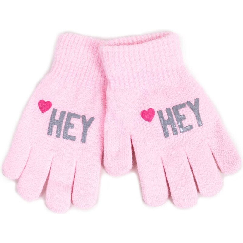 Yoclub Kids's Gloves RED-0012G-AA5A-023