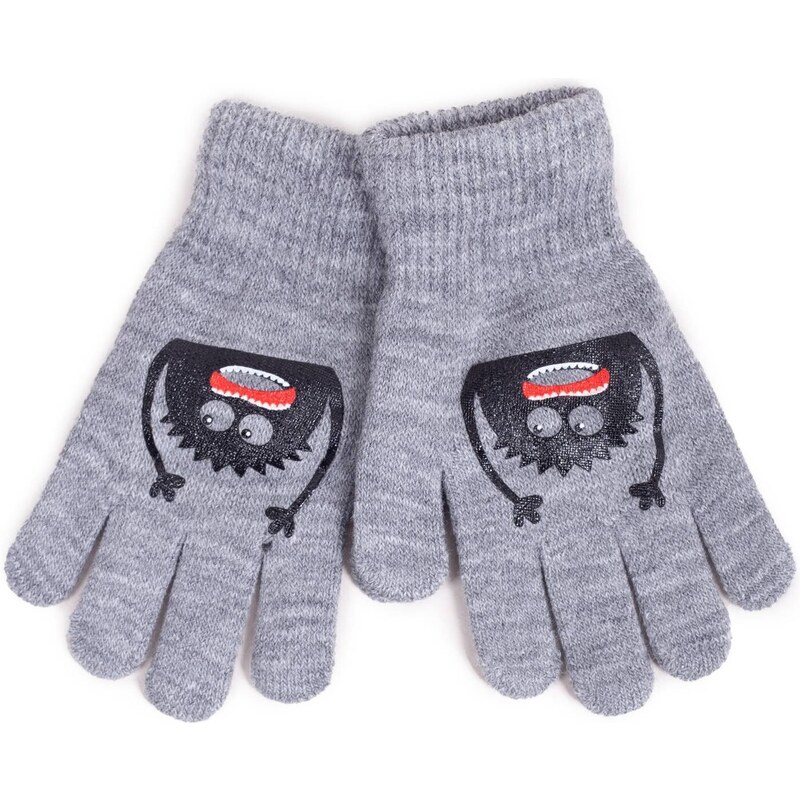 Yoclub Kids's Gloves RED-0012C-AA5A-024