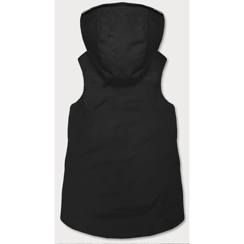 S'WEST Černá oboustranná dámská vesta (R8006)