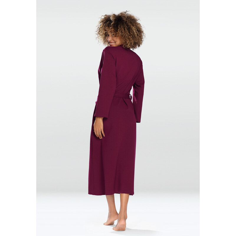 DKaren Housecoat Melissa Maroon