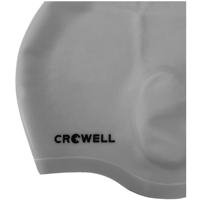 Plavecká čepice Crowell Ear Bora stříbrné barvy.4