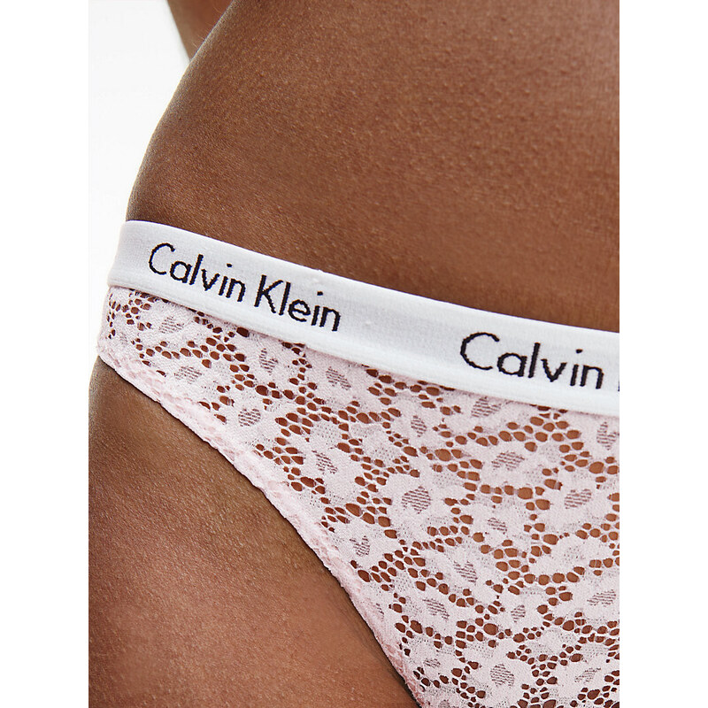 Dámské kalhotky Bikini Briefs Carousel 000QD3860EETE světle růžová - Calvin Klein