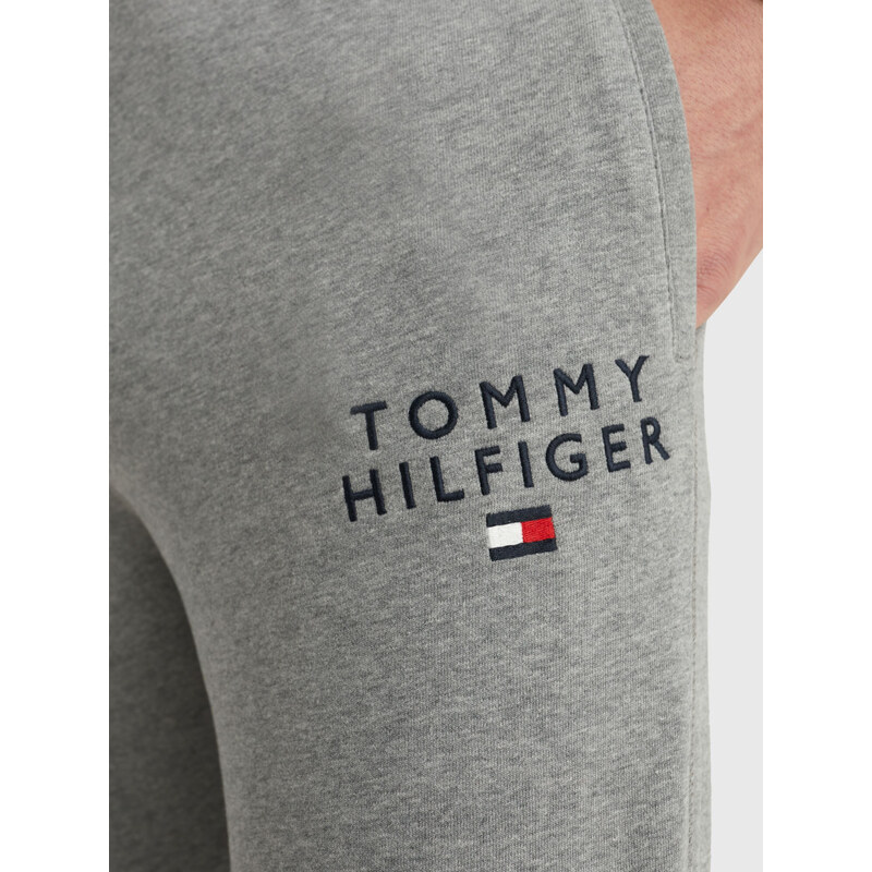 Pánské tepláky CUFFED LEG JOGGERS UM0UM02880P4A šedá - Tommy Hilfiger