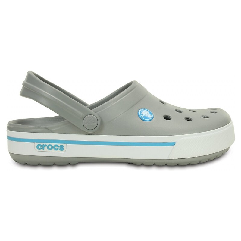Crocs Crocband II.5 Light Grey/Electric Blue