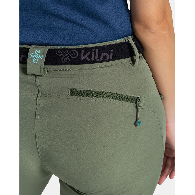 Dámské outdoorové kalhoty Belvela-w khaki - Kilpi