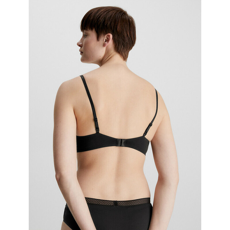 Dámská podprsenka Wireless Push-Up Bra Seductive Comfort 000QF6017EUB1 černá - Calvin Klein