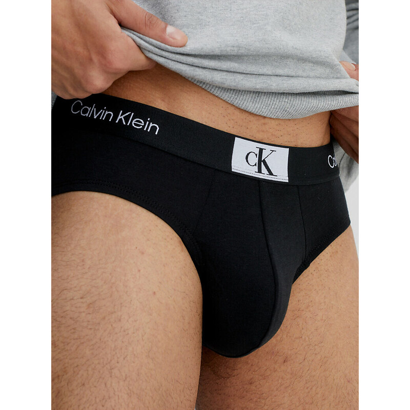 Pánské slipy Briefs CK96 000NB3402AUB1 černá - Calvin Klein