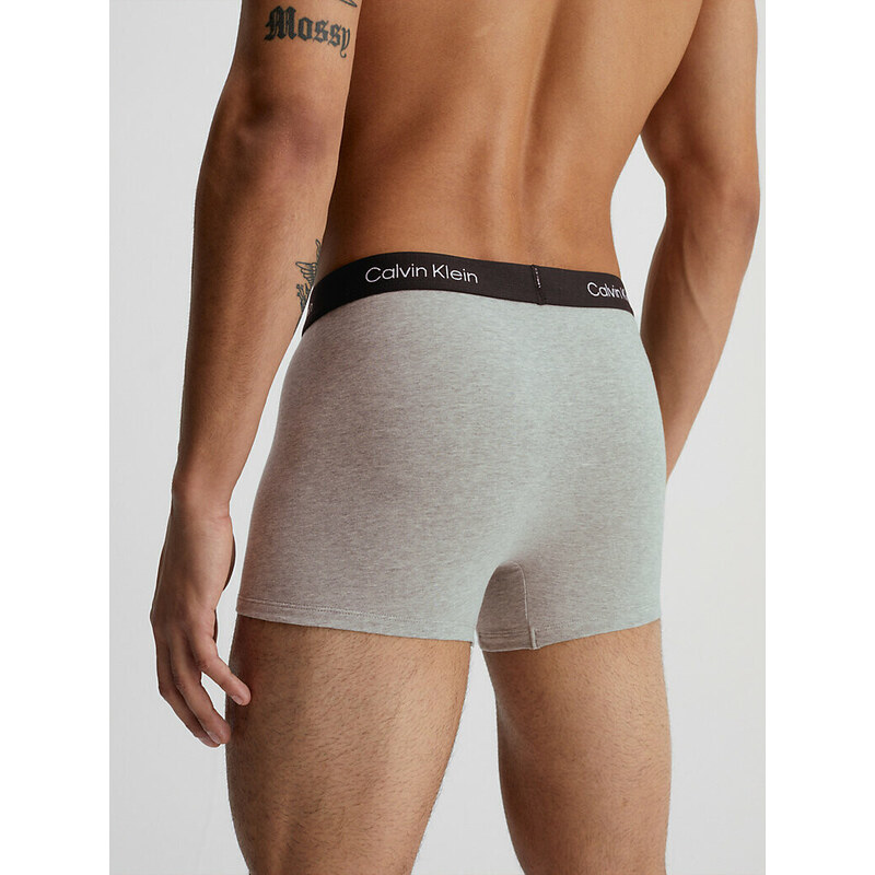 Pánské trenky Trunks CK96 000NB3403AP7A šedá - Calvin Klein