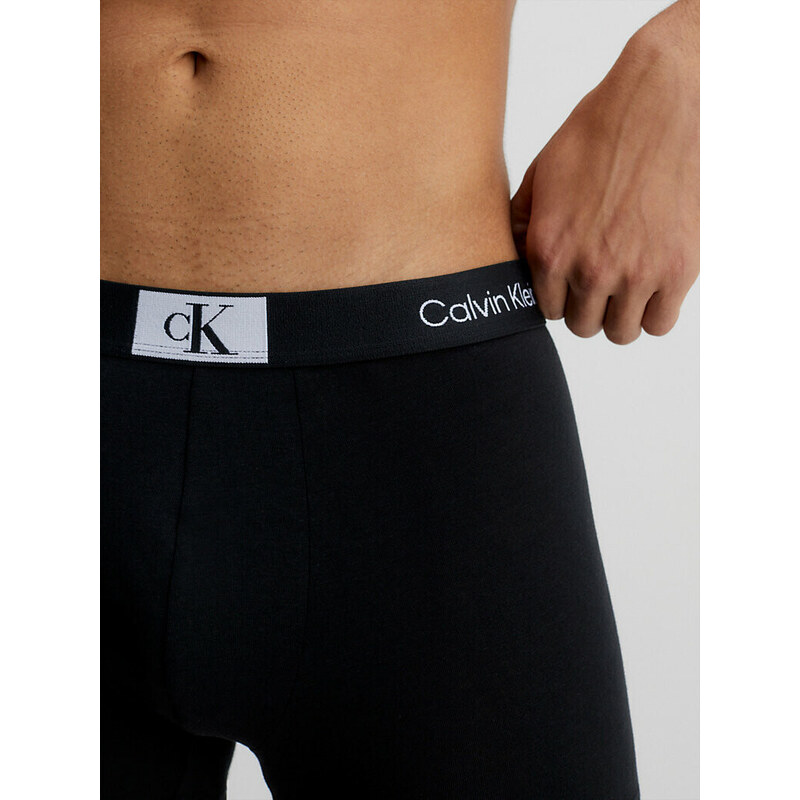 Pánské trenky 3 Pack Trunks CK96 000NB3528A6H3 černá/bílá/šedá - Calvin Klein