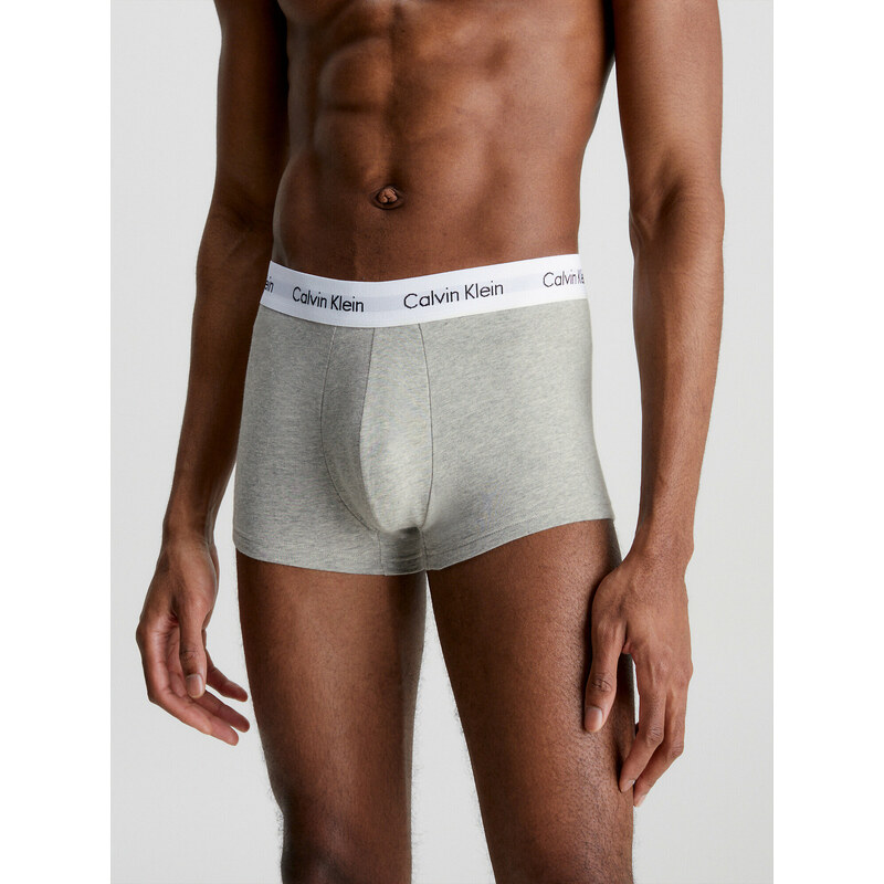 Pánské spodní prádlo 3P LOW RISE TRUNK 0000U2664GKS0 - Calvin Klein