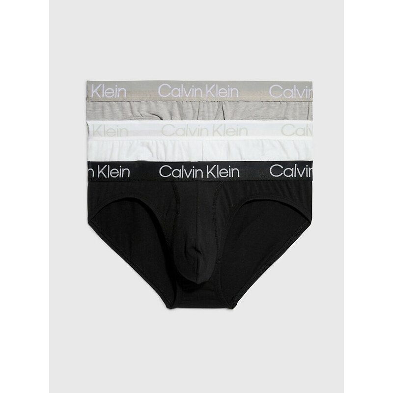 Pánské spodní prádlo HIP BRIEF 3PK 000NB2969AUW5 - Calvin Klein