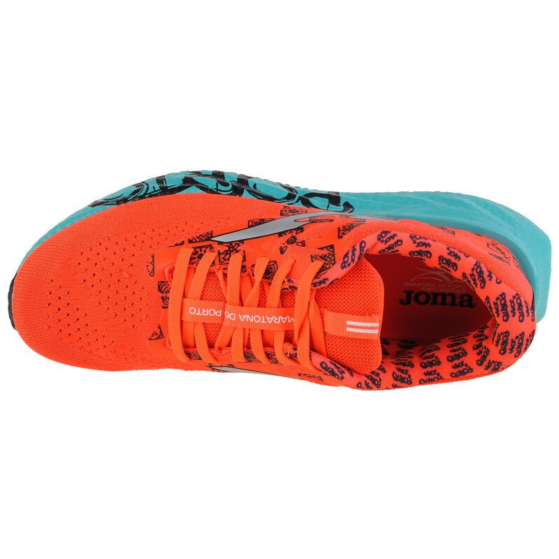 Pánské běžecké boty / tenisky R.Oporto Storm Viper Men 2207 M ROPORTW2207 Neon oranžová s tyrkysem - Joma