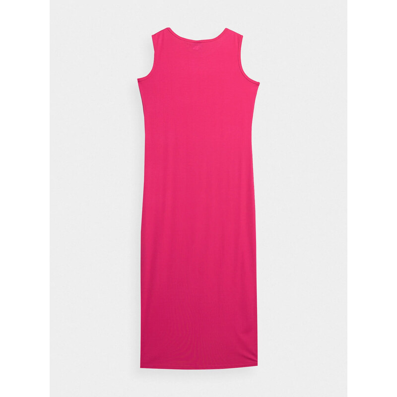 Dámské maxi šaty 4FSS23TDREF049-54S růžové - 4F