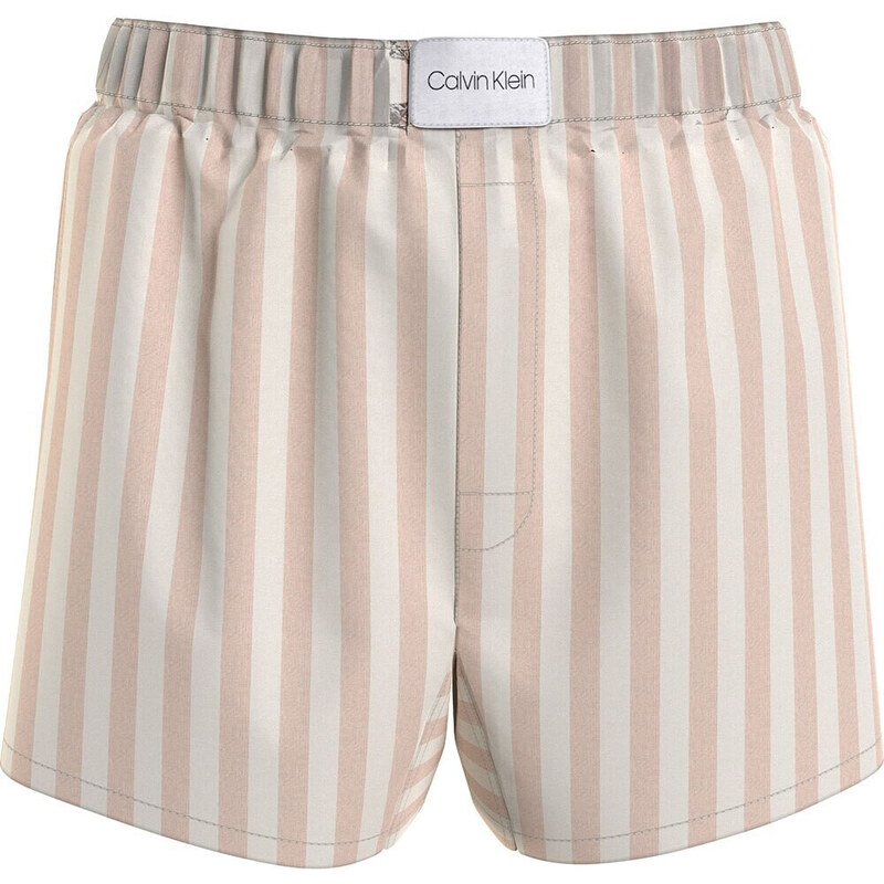 Dámské pyžamové šortky QS6892E FRN proužky - Calvin Klein 113448960