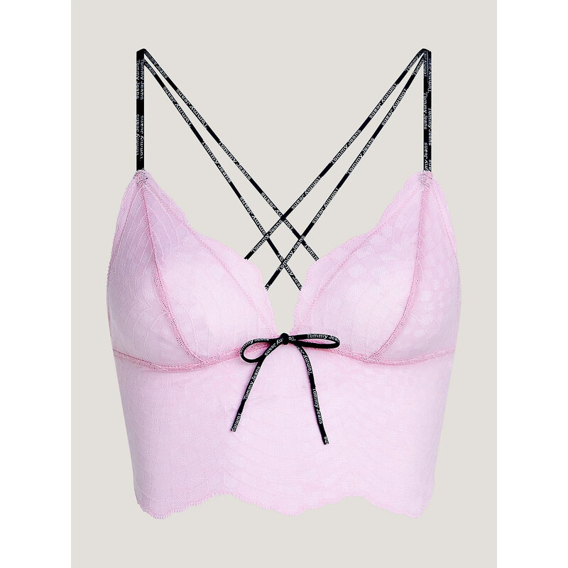 Dámský top UW0UW04683 TOB sv. růžová - Tommy Hilfiger 86100491