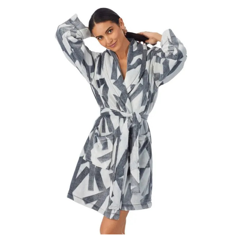 Dámský župan YI2222688F 031 šedý - DKNY 86899710