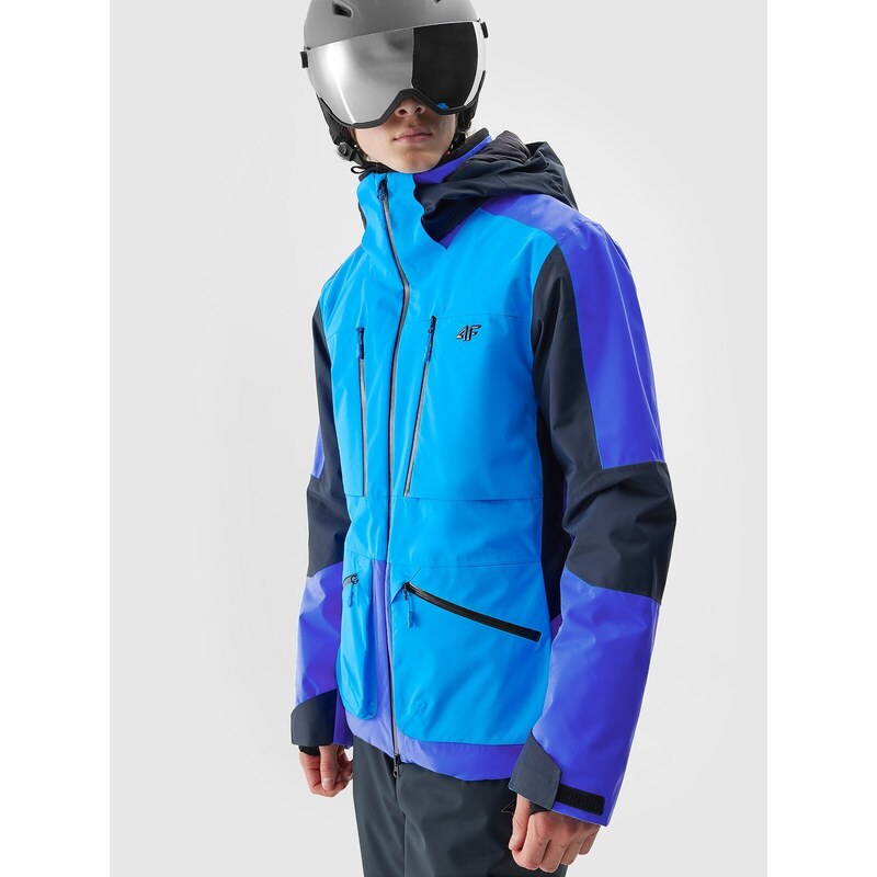 4F Pánská lyžařská bunda 4FPro membrána Dermizax 20000 - modrá