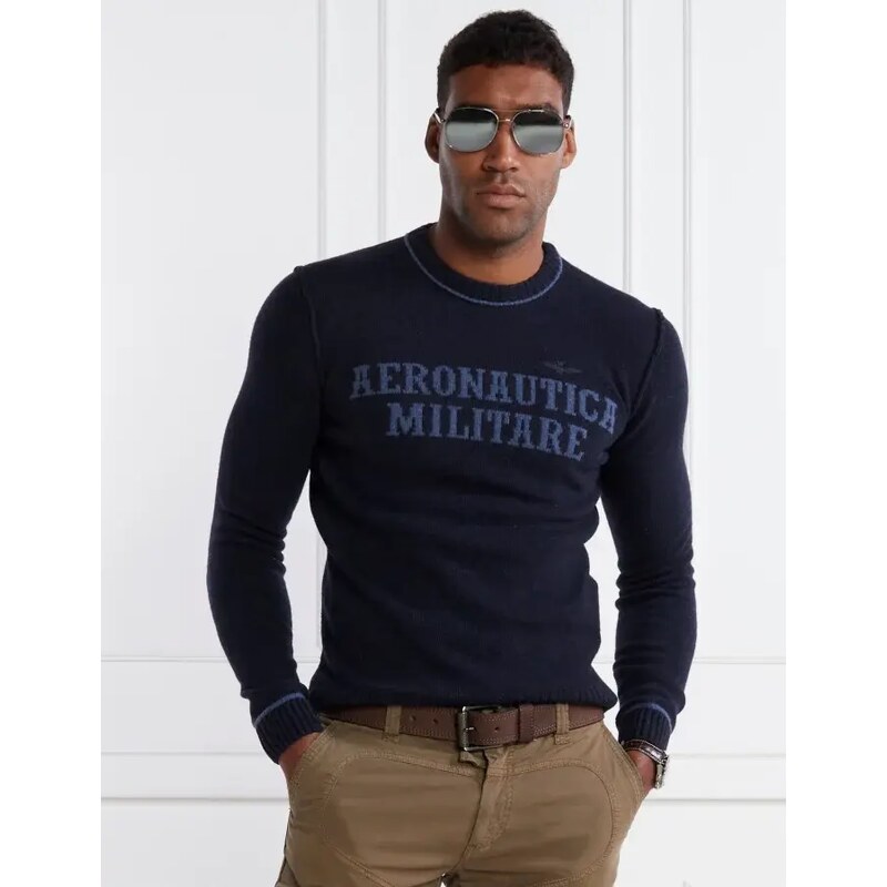 Aeronautica Militare Vlněný svetr | Regular Fit