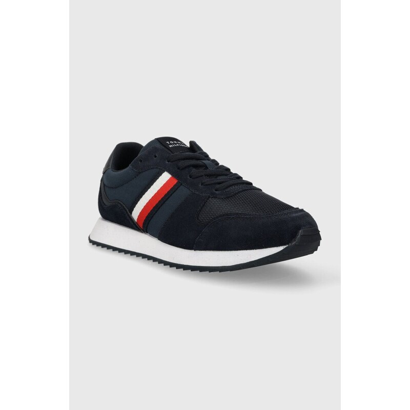 Sneakers boty Tommy Hilfiger RUNNER EVO MIX ESS tmavomodrá barva, FM0FM04886