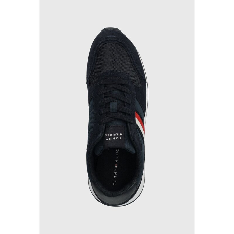 Sneakers boty Tommy Hilfiger RUNNER EVO MIX ESS tmavomodrá barva, FM0FM04886