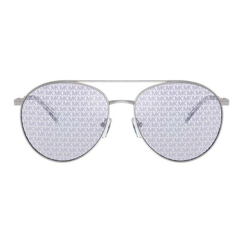 Sluneční brýle Michael Kors ARCHES dámské, stříbrná barva, 0MK1138