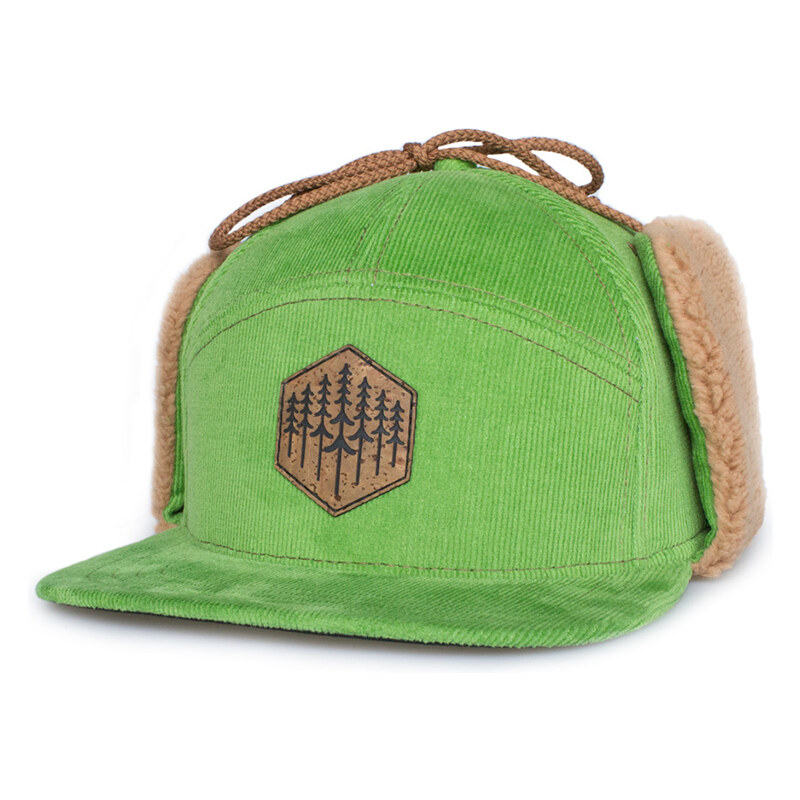 Gestycaps Dámská zimní čepice s klapkami na uši stromky GLAMI.cz