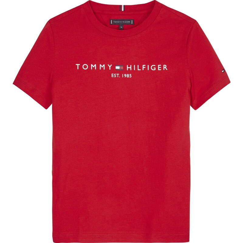 TOMMY HILFIGER Tričko námořnická modř / červená / bílá