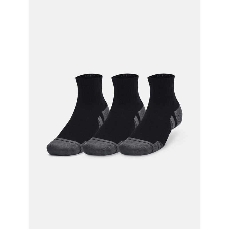 Under Armour Ponožky UA Performance Cotton 3p Qtr-BLK - unisex 92891209