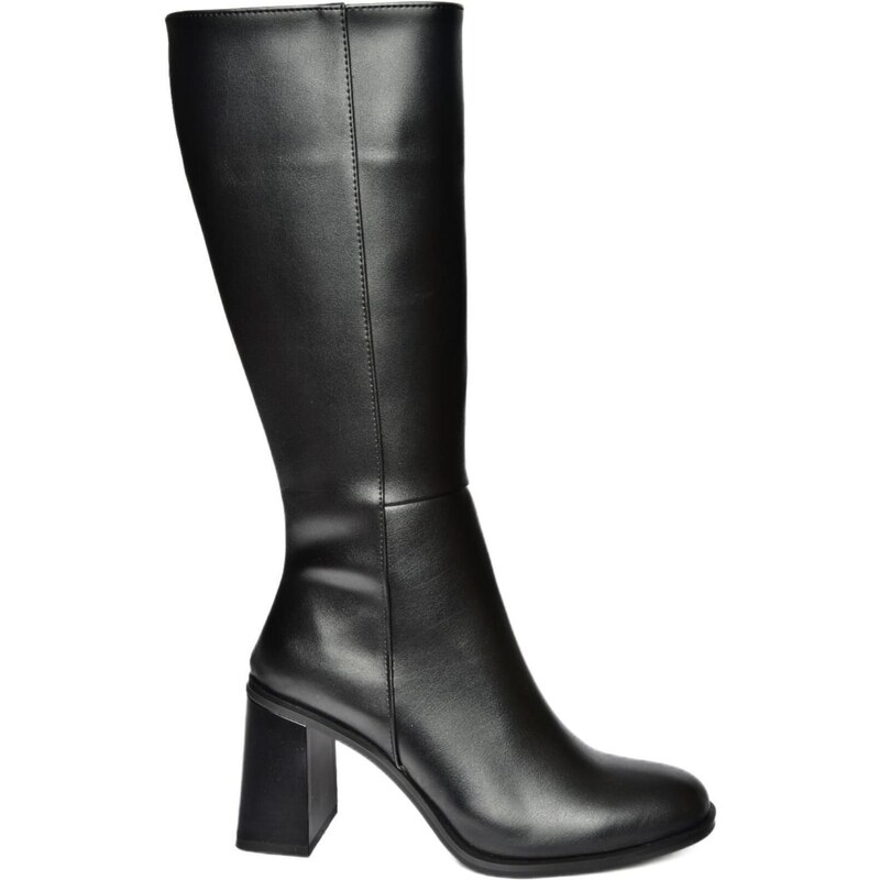 Fox Shoes R518101409 Black Women's Thick Heeled Boots