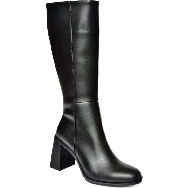 Fox Shoes R518101409 Black Women's Thick Heeled Boots