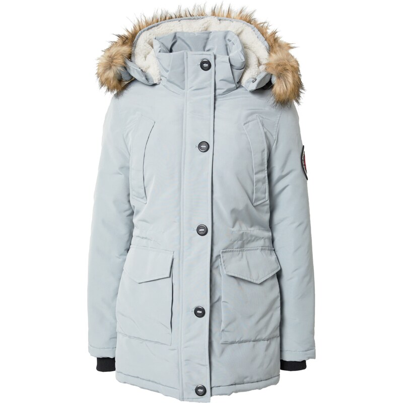 Superdry & Co Zimní parka Everest světle šedá 114300925