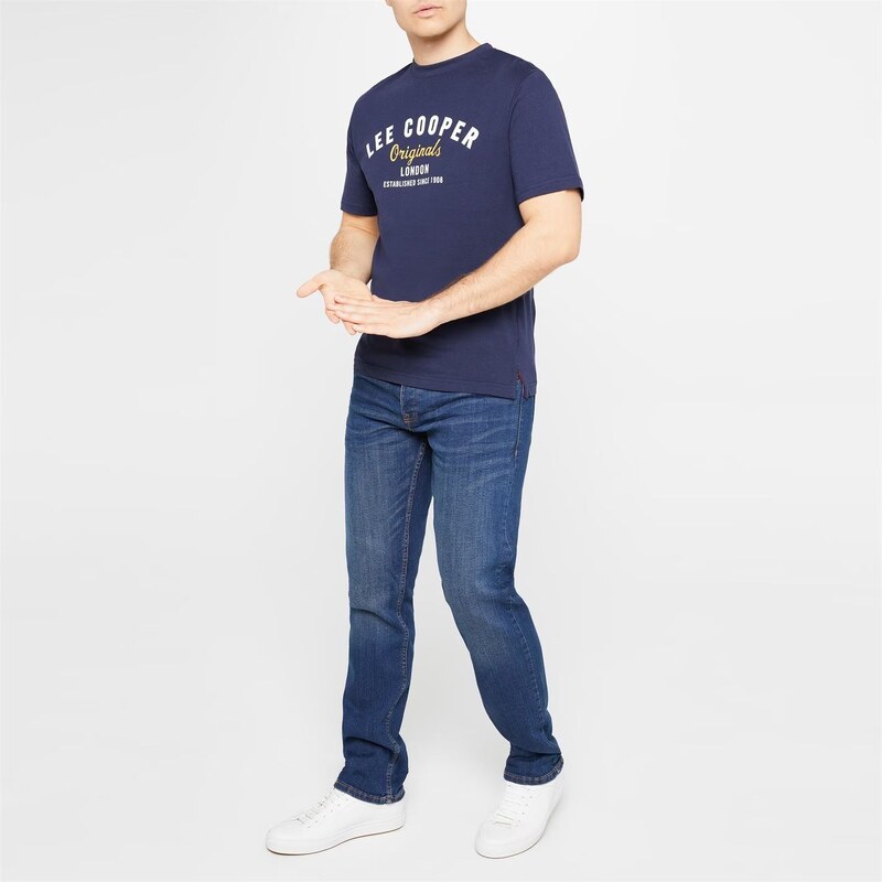 pánské tričko LEE COOPER - NAVY - M