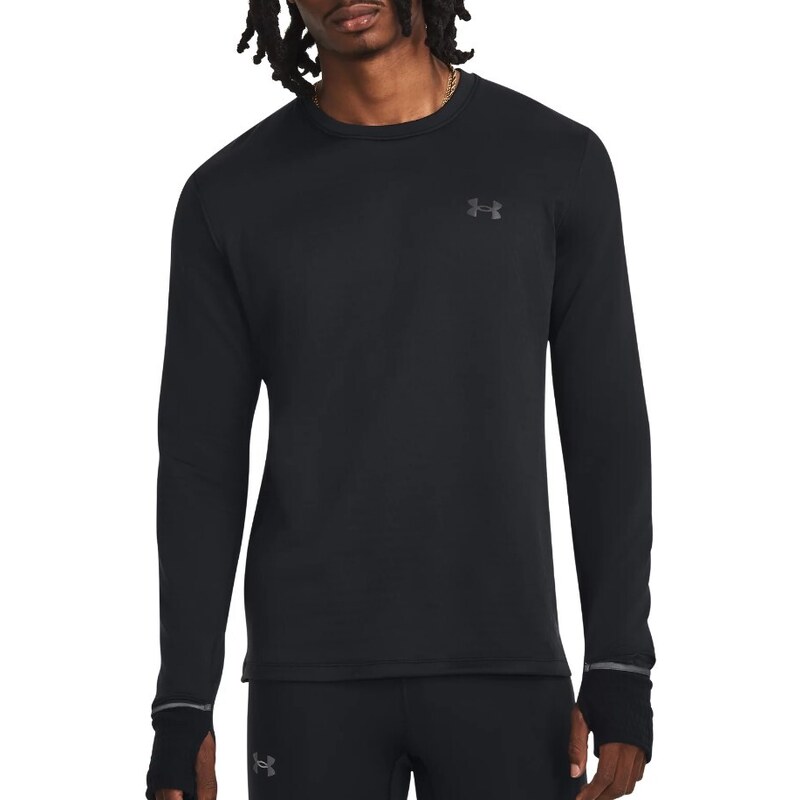 Triko Under Armour QUALIFIER COLD LONGSLEEVE-BLK 1379304-001