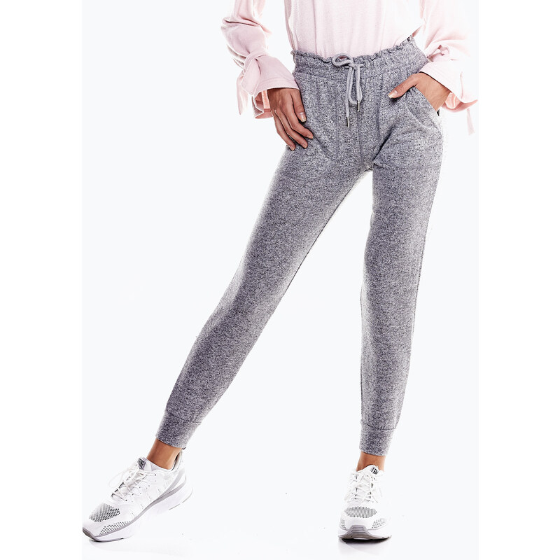 Dámské kalhoty LEONE 1947 Sequin grey/melange