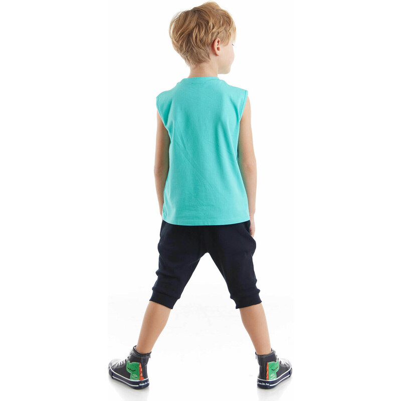 Denokids Ahoy Boys T-shirt Capri Shorts Set