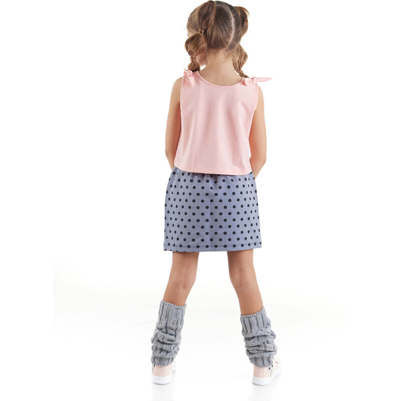 mshb&g Panda Milkshake Girl's T-shirt Skirt Set